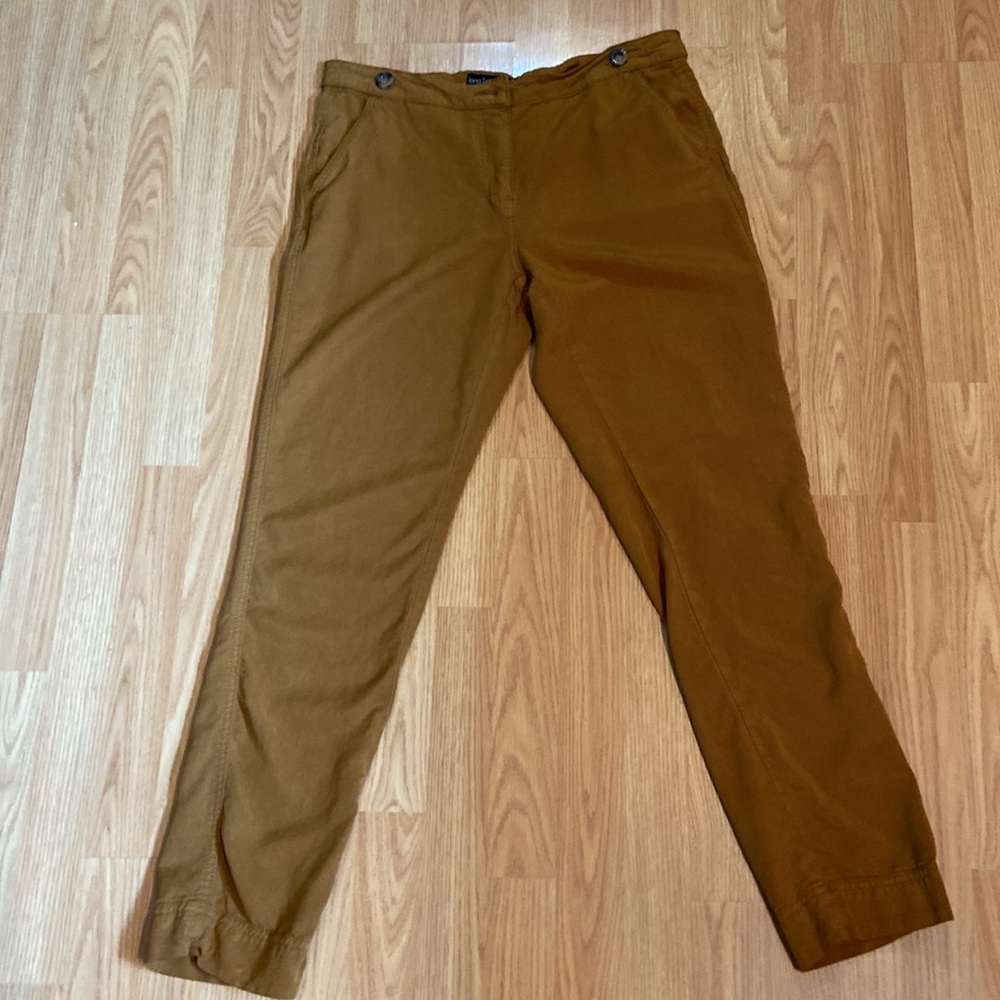 Long Tall Sally lightweight pants gold/brown size 10
